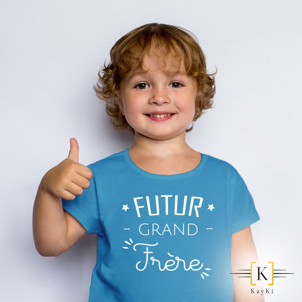 T-shirt enfant personnalisé - Futur Grand-Frère - My Pretty Little Store